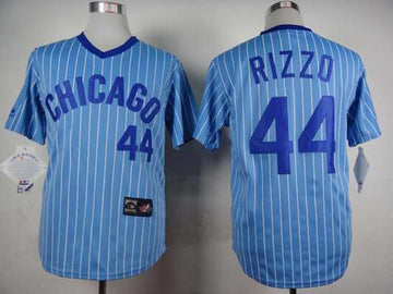 Anthony Rizzo Chicago Cubs blue jersey
