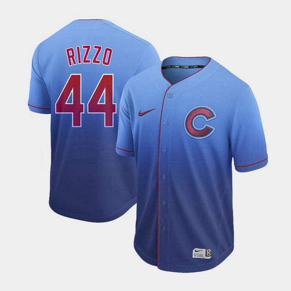 Anthony Rizzo Chicago Cubs blue jersey