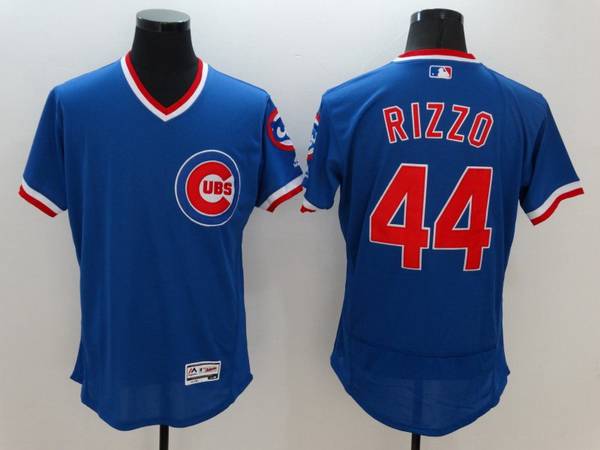 Anthony Rizzo Chicago Cubs blue jersey