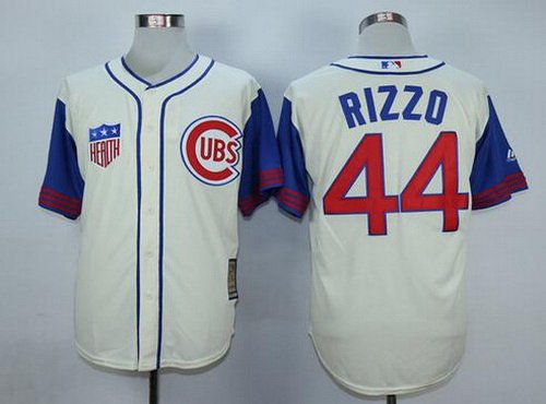 Anthony Rizzo Chicago Cubs cream Throwback jersey