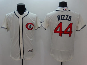 Anthony Rizzo Chicago Cubs cream jersey