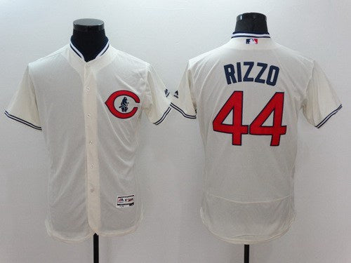 Anthony Rizzo Chicago Cubs cream jersey
