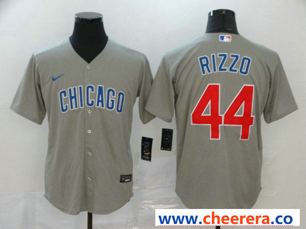 Anthony Rizzo Chicago Cubs gray jersey