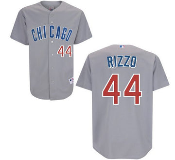 Anthony Rizzo Chicago Cubs gray jersey
