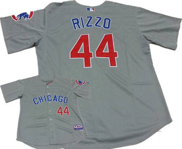Anthony Rizzo Chicago Cubs gray jersey