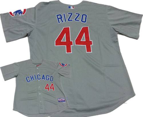 Anthony Rizzo Chicago Cubs gray jersey