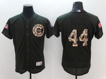 Anthony Rizzo Chicago Cubs green Salute To Service jersey