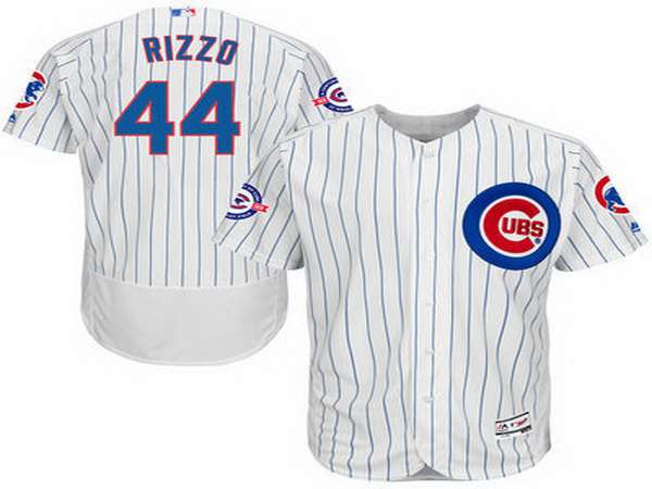 Anthony Rizzo Chicago Cubs white jersey