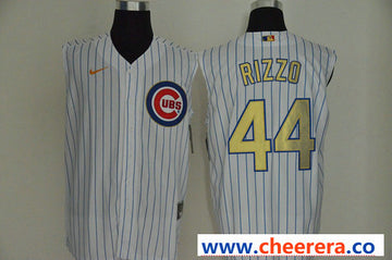 Anthony Rizzo Chicago Cubs white jersey