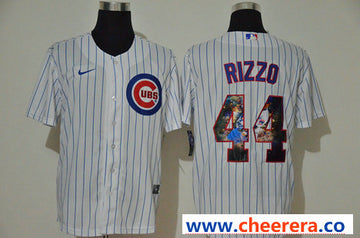 Anthony Rizzo Chicago Cubs white jersey