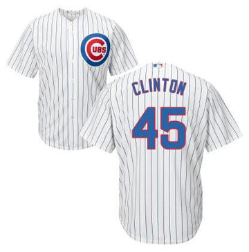 Th Presidential Candidate Hillary Clinton Chicago Cubs white jersey