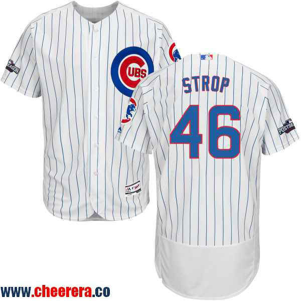 Pedro Strop Chicago Cubs white Home jersey