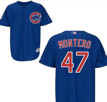 Miguel Montero Chicago Cubs blue jersey
