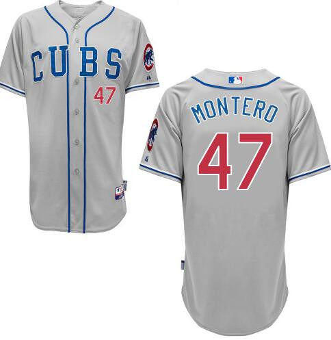 Miguel Montero Chicago Cubs gray jersey