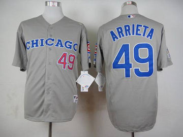 Jake Arrieta Chicago Cubs gray All-Star jersey