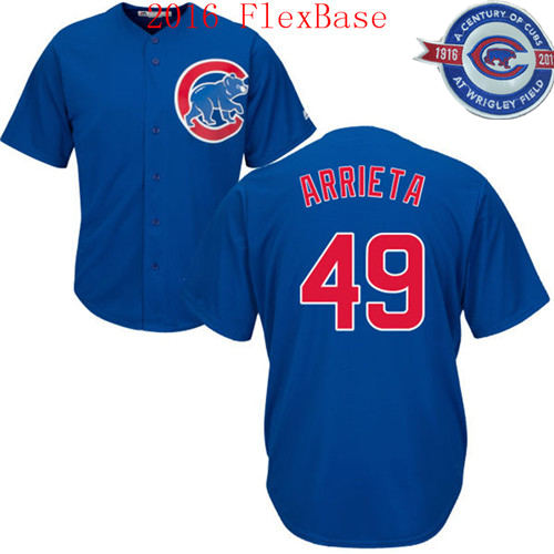 Jake Arrieta Chicago Cubs blue Alternate jersey