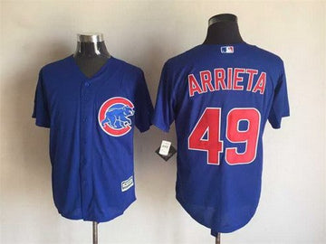 Jake Arrieta Chicago Cubs blue Alternate jersey