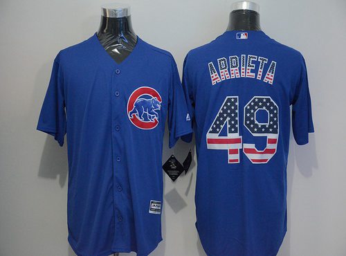 Jake Arrieta Chicago Cubs blue Fashion jersey