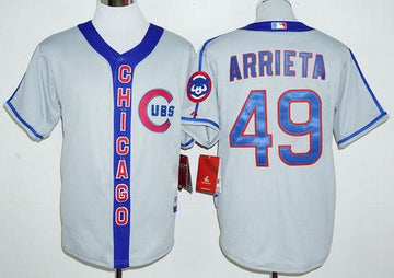 Jake Arrieta Chicago Cubs gray Retro jersey
