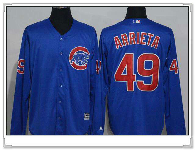 Jake Arrieta Chicago Cubs royal jersey