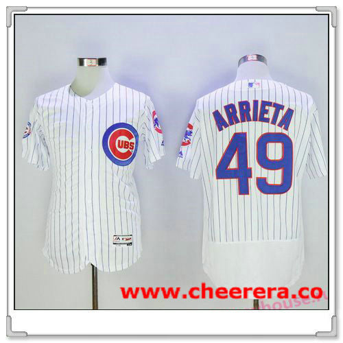Jake Arrieta Chicago Cubs white Home jersey