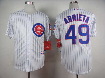 Jake Arrieta Chicago Cubs white jersey