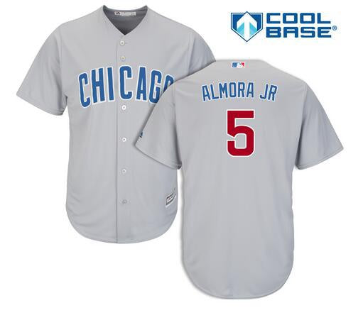 Albert Almora Jr Chicago Cubs gray Road jersey