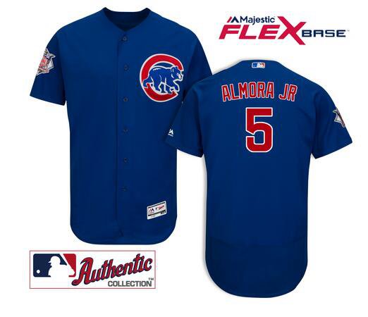 Albert Almora Jr Chicago Cubs royal jersey