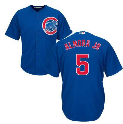 Albert Almora Jr Chicago Cubs blue jersey