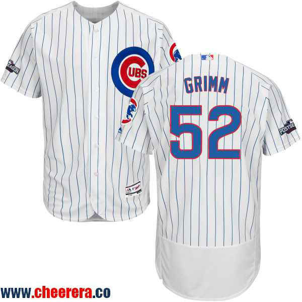 Justin Grimm Chicago Cubs white Home jersey