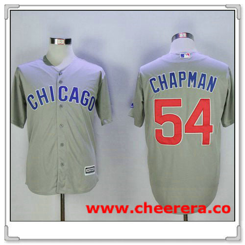 Aroldis Chapman Chicago Cubs gray Road jersey