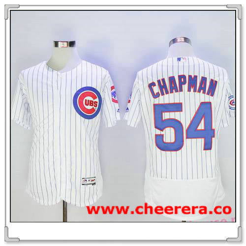 Aroldis Chapman Chicago Cubs white Home jersey
