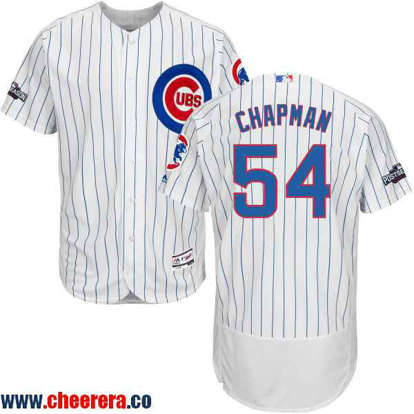 Aroldis Chapman Chicago Cubs white Home jersey
