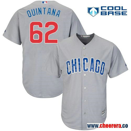 Jose Quintana Chicago Cubs gray Road jersey