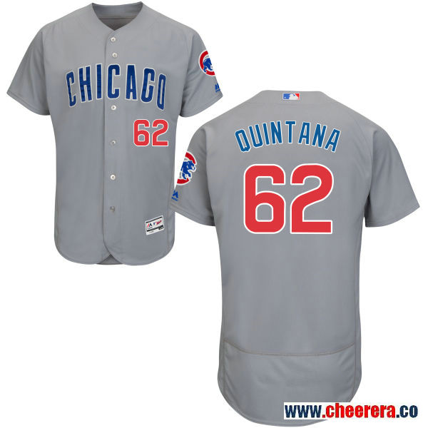 Jose Quintana Chicago Cubs gray Road jersey