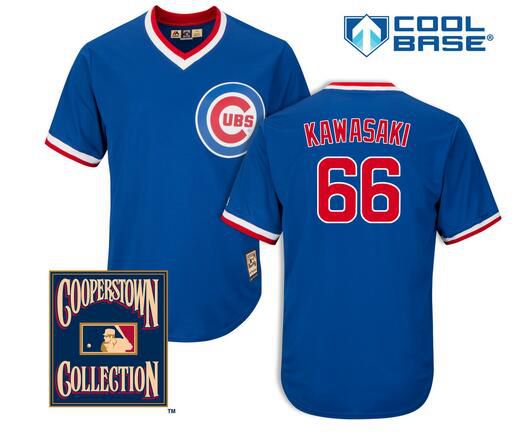 Munenori Kawasaki Chicago Cubs royal Cooperstown jersey