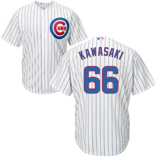 Munenori Kawasaki Chicago Cubs white Home jersey