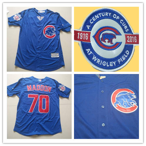 Joe Maddon Chicago Cubs blue Alternate jersey