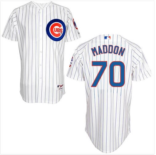 Joe Maddon Chicago Cubs white Authentic jersey