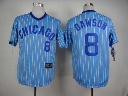 Andre Dawson Chicago Cubs blue jersey