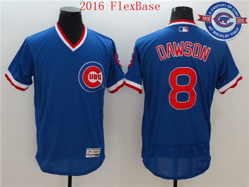 Andre Dawson Chicago Cubs blue jersey