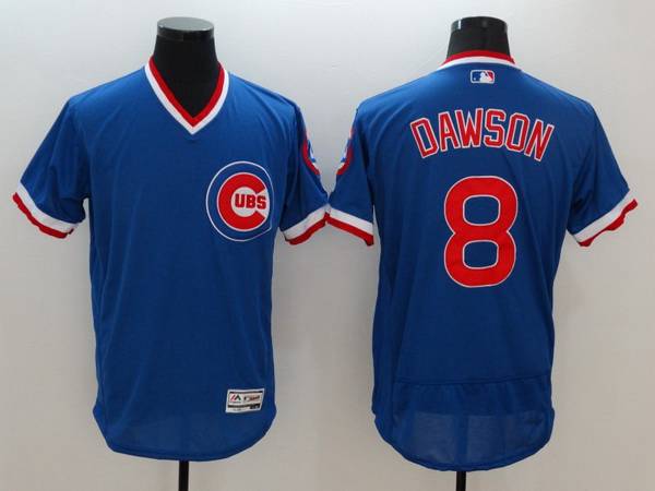 Andre Dawson Chicago Cubs blue jersey