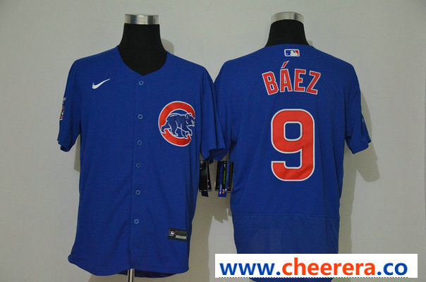 Javier Baez Chicago Cubs royal jersey