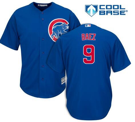 Javier Baez Chicago Cubs royal jersey