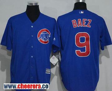 Javier Baez Chicago Cubs royal jersey