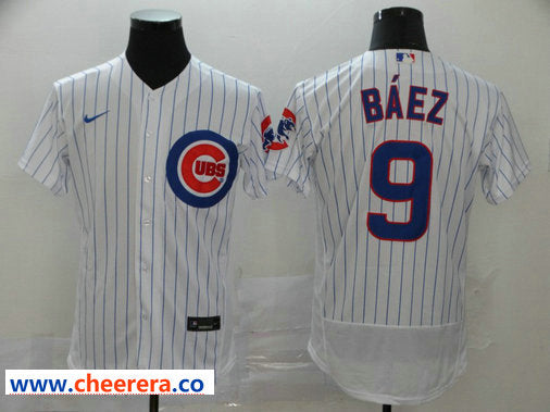 Javier Baez Chicago Cubs white jersey