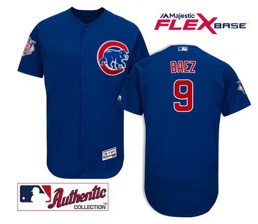 Javier Baez Chicago Cubs royal jersey