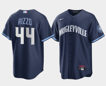 Anthony Rizzo Chicago Cubs navy City Connect jersey