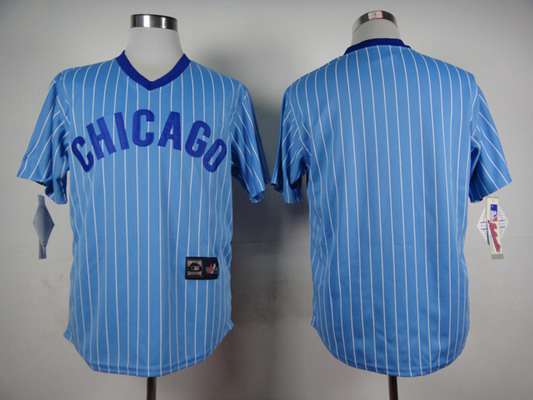 Custom Chicago Cubs blue jersey