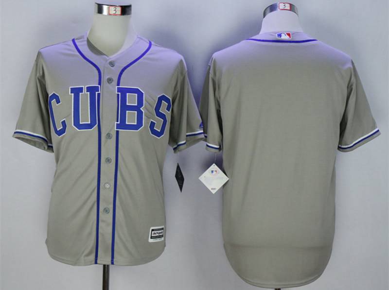 Custom Chicago Cubs grey jersey